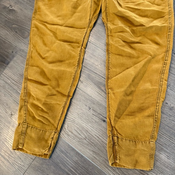 Free People Ochre Linen Pants Size 2 - Picture 2 of 8